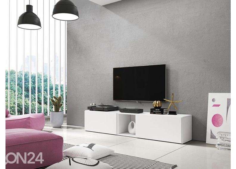 Seinakappide ja riiuli komplekt suurendatud