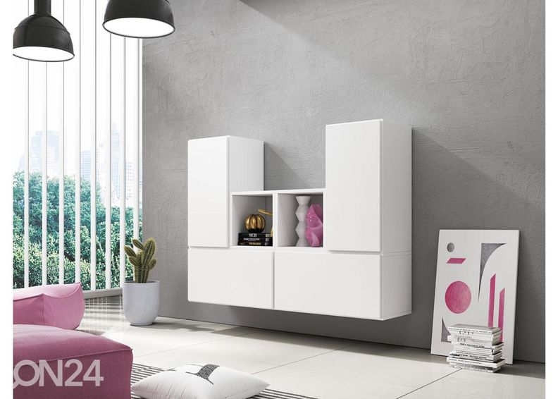 Seinakappide ja riiulite komplekt suurendatud