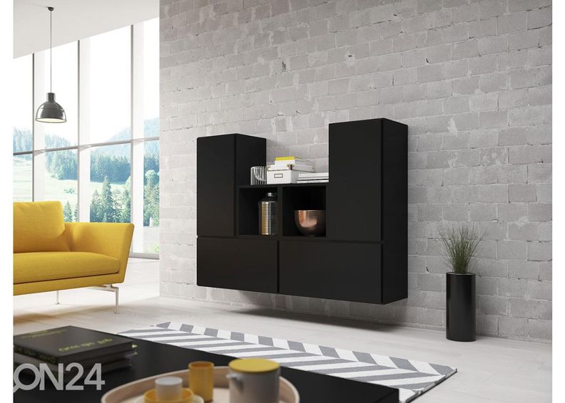 Seinakappide ja riiulite komplekt suurendatud