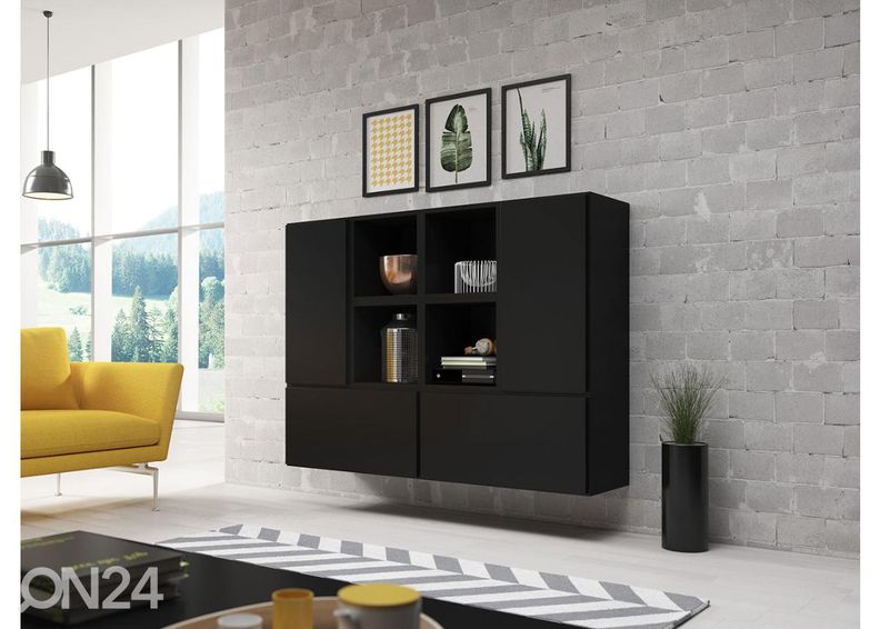 Seinakappide ja riiulite komplekt suurendatud