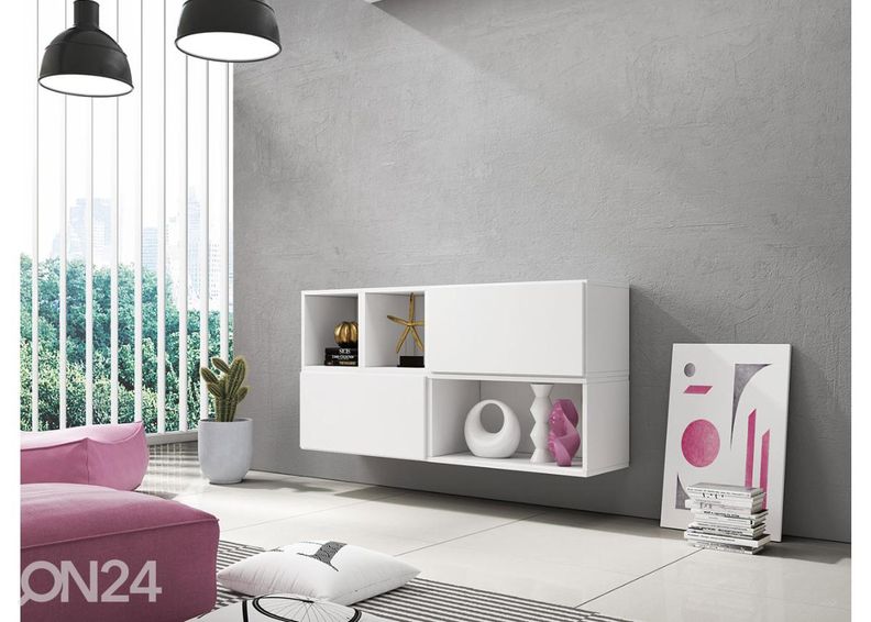 Seinakappide ja riiulite komplekt suurendatud