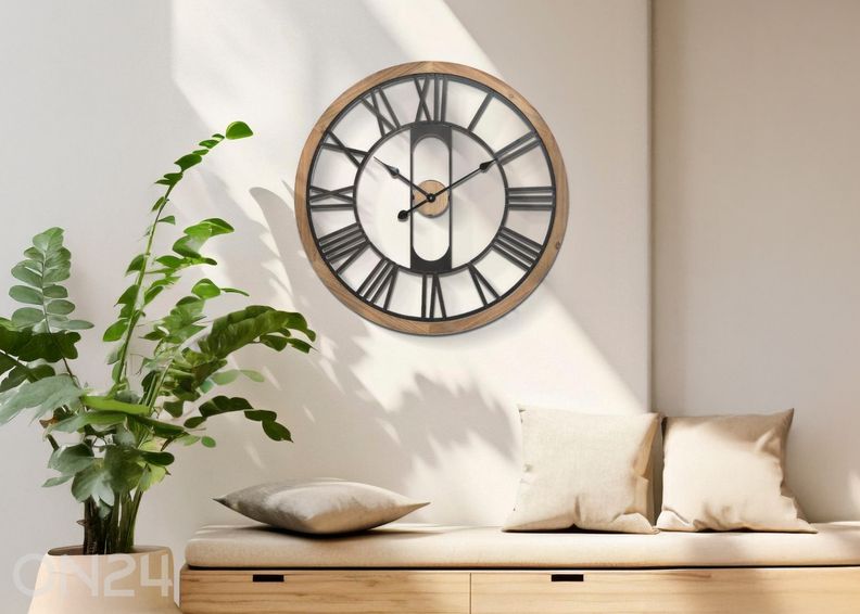 Seinakell Ø70 cm, pruun/must suurendatud