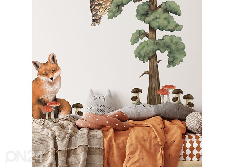 Seinakleebis Forest animals 1 suurendatud