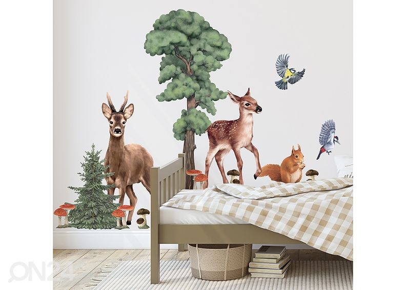 Seinakleebis Forest animals 2 suurendatud