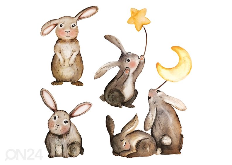 Seinakleebis Jänkud suurendatud