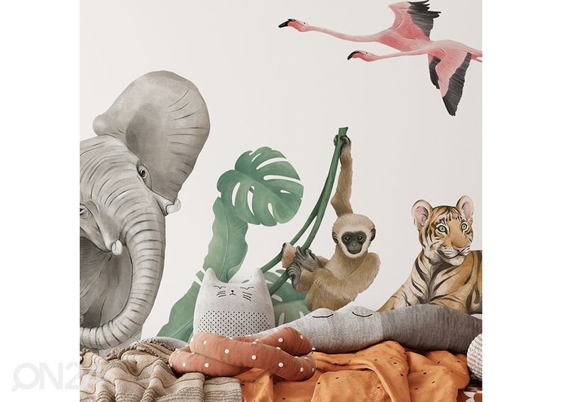 Seinakleebis Safari loomad 1 suurendatud