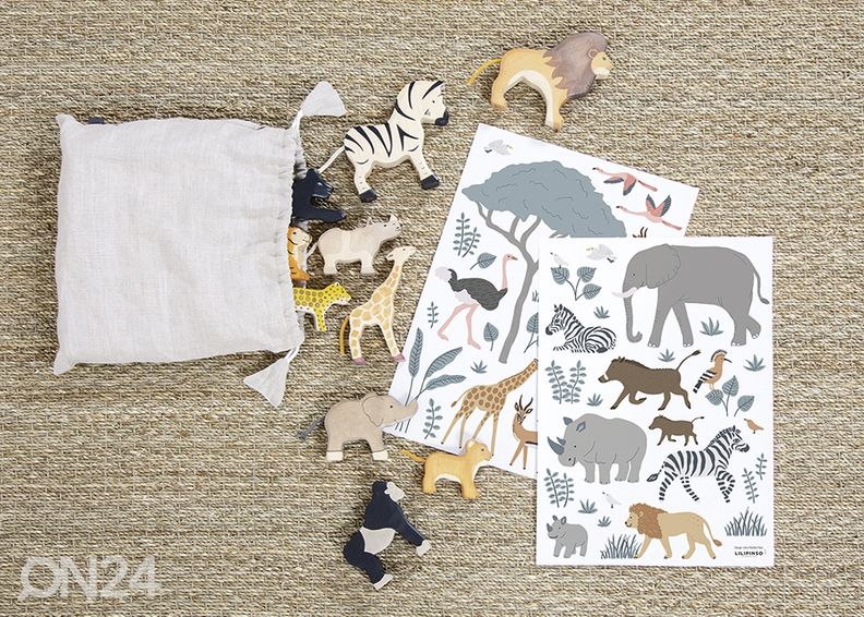 Seinakleebised A3, Loomad suurendatud