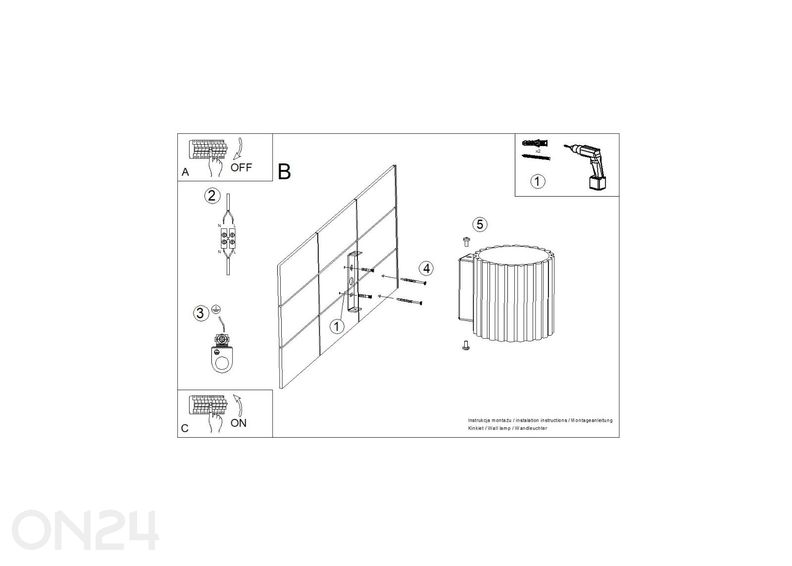Seinalamp Aura, G9 suurendatud