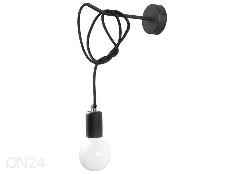 Seinalamp Edison, must suurendatud