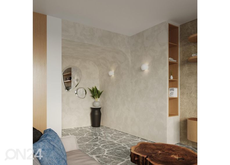 Seinalamp keraamiline Globe suurendatud