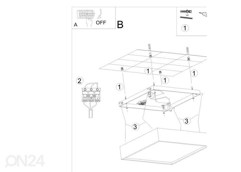 Seinalamp keraamiline Helios suurendatud