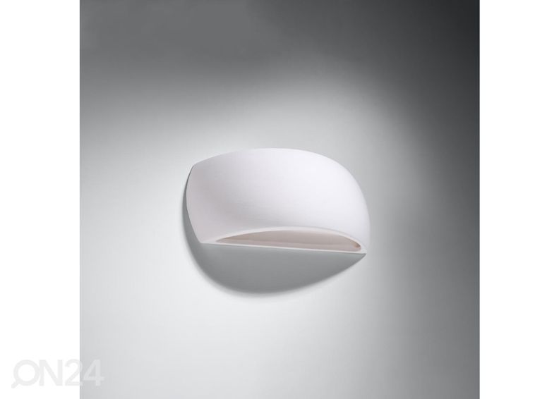 Seinalamp keraamiline Pontius, valge suurendatud