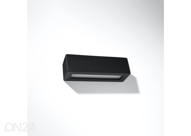 Seinalamp keraamiline Vega, must suurendatud