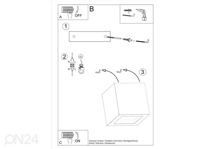 Seinalamp LEO, betoon suurendatud
