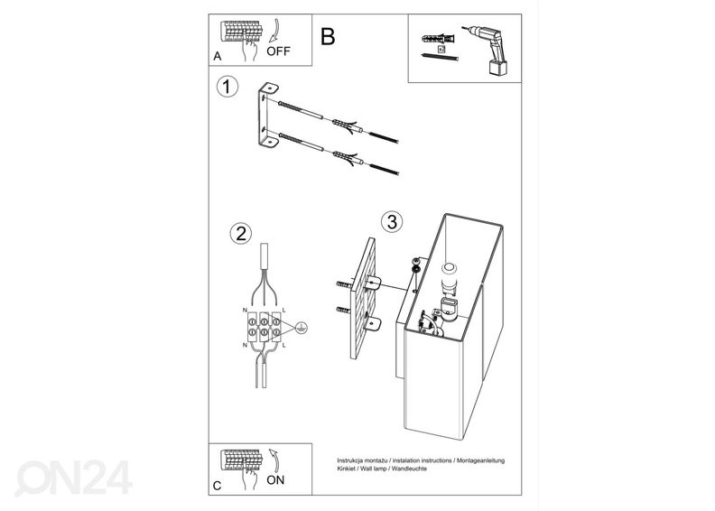 Seinalamp Linea suurendatud