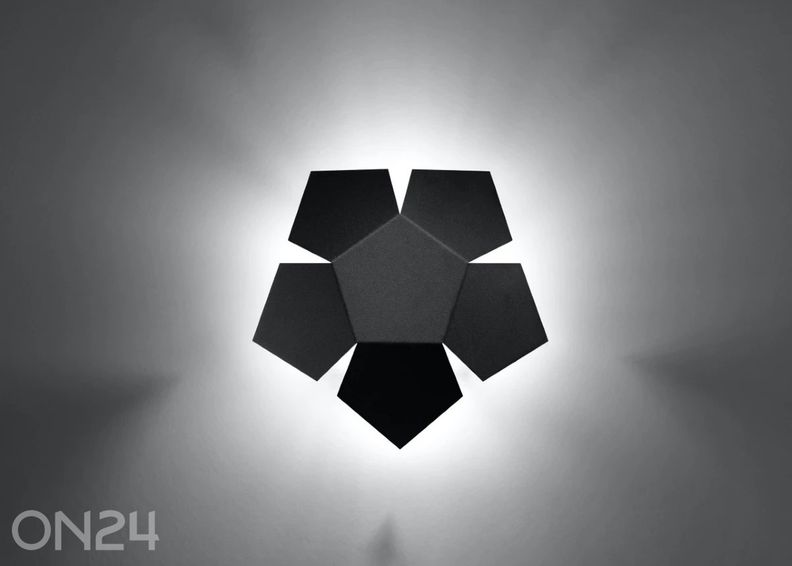 Seinalamp Penta, must suurendatud