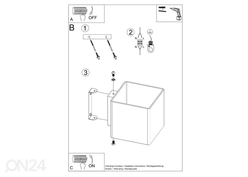 Seinalamp Rico suurendatud