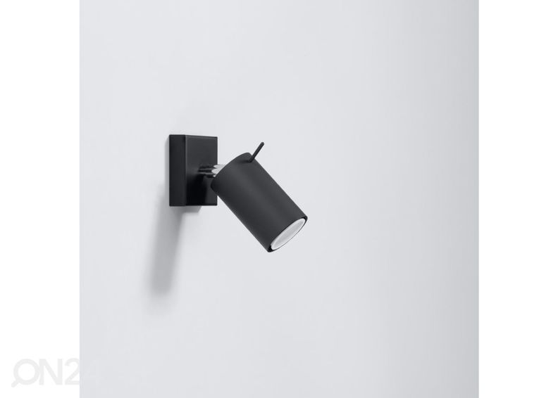 Seinalamp Ring, must suurendatud