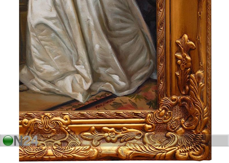 Seinamaal Salajane suudlus 72x92 cm suurendatud