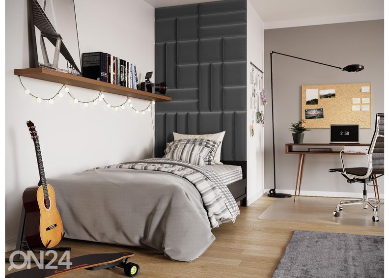 Seinapaneel kangaga 60x15 cm suurendatud