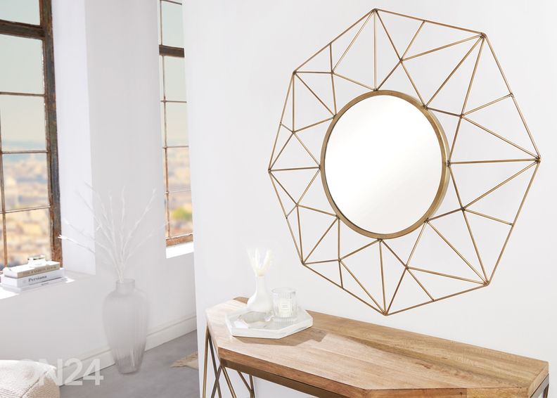 Seinapeegel Diamond 91x91 cm suurendatud