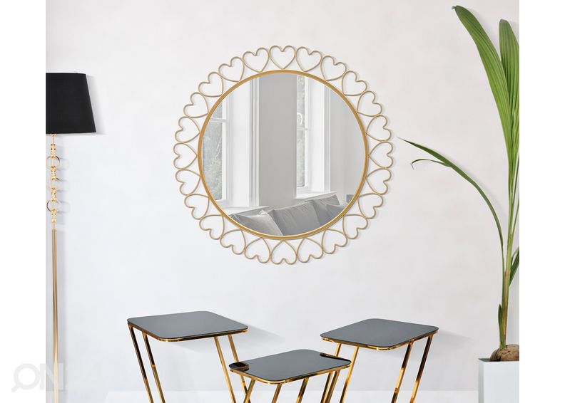 Seinapeegel Hearts 80 cm suurendatud