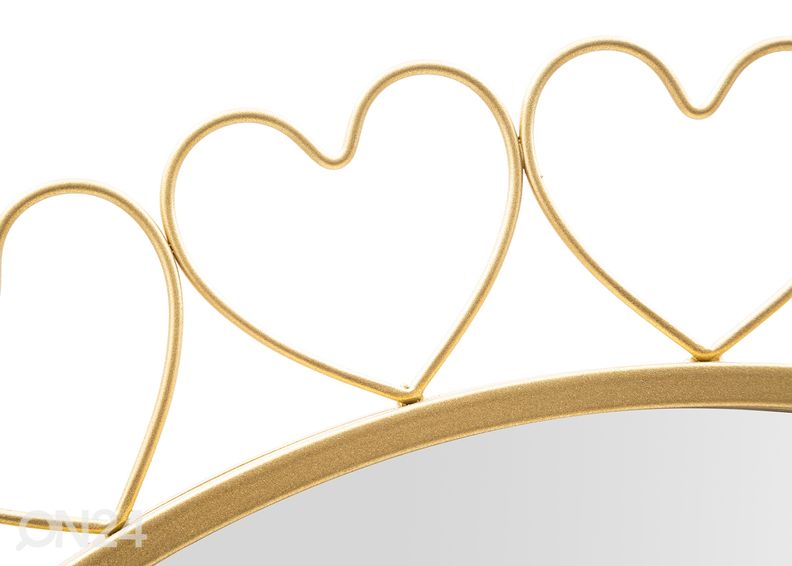 Seinapeegel Hearts 80 cm suurendatud