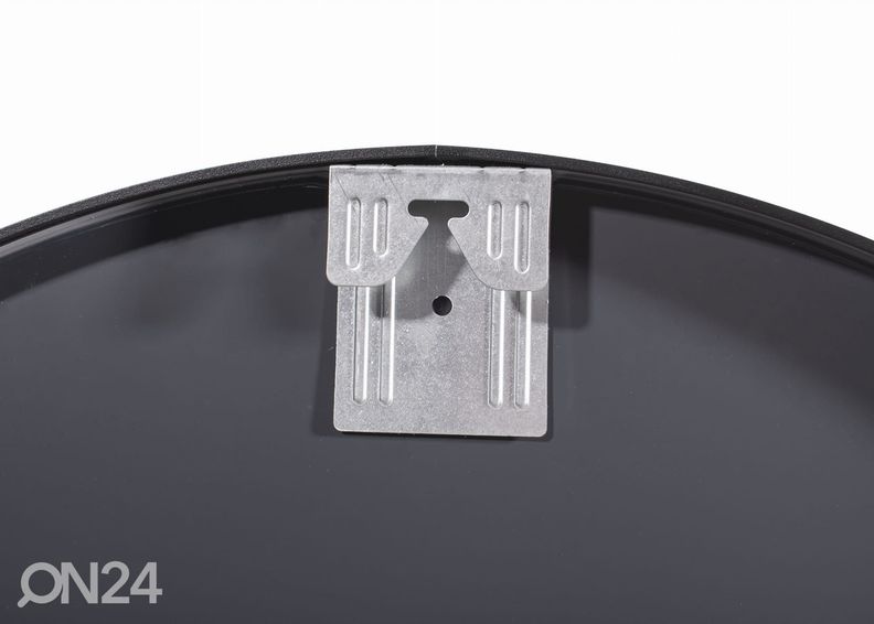 Seinapeegel, must Ø70 cm suurendatud