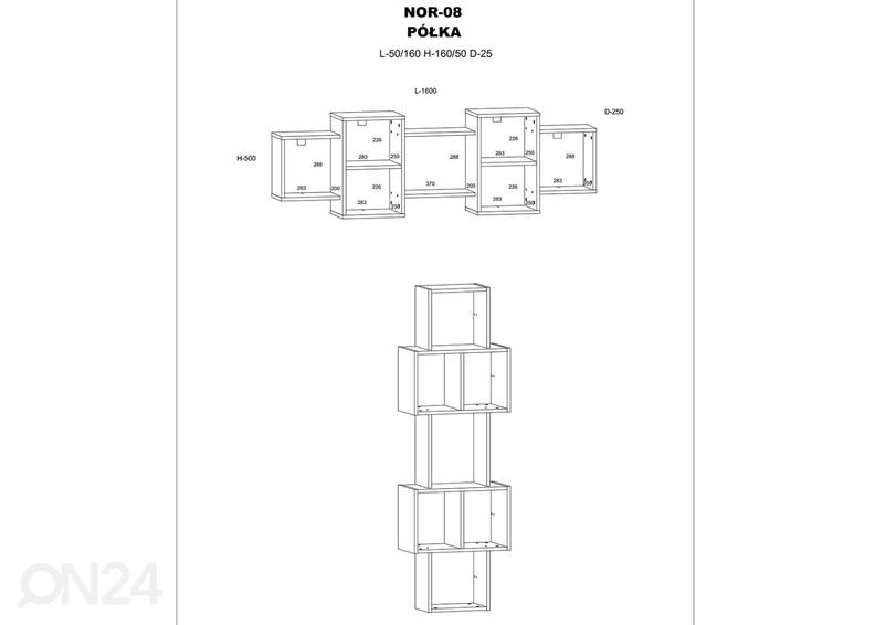 Seinariiul Clon 160 cm suurendatud