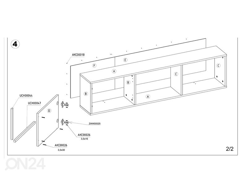 Seinariiul Youghal 150 cm suurendatud