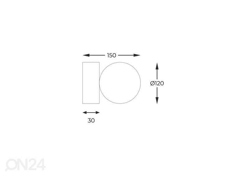 Seinavalgusti Ali suurendatud