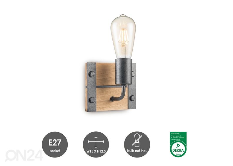 Seinavalgusti Denton suurendatud