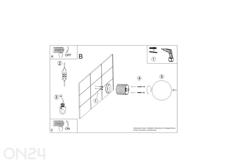 Seinavalgusti Halo, IP44 suurendatud