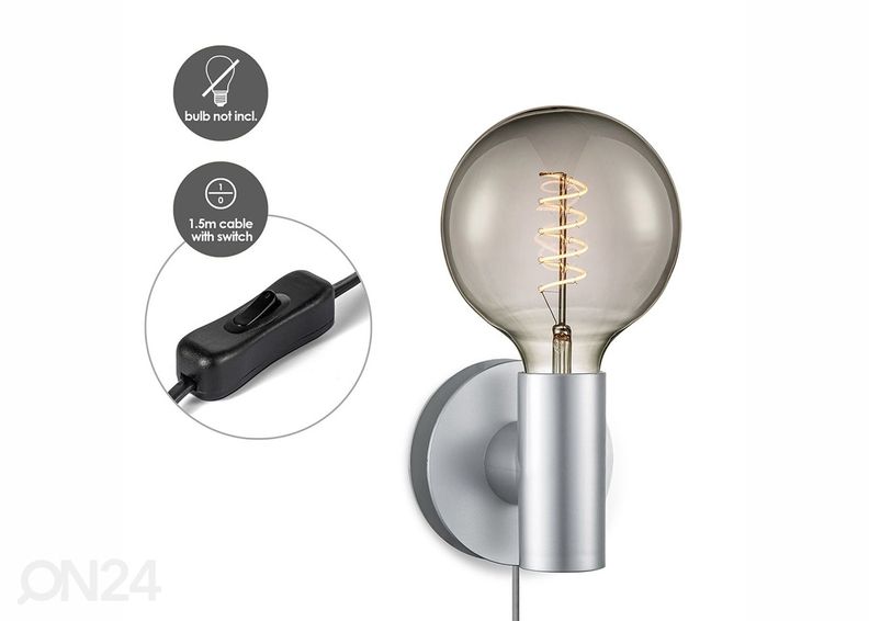 Seinavalgusti Wally suurendatud