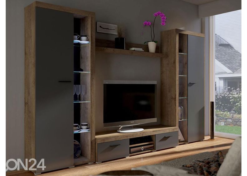 Sektsioon 300 cm + valge LED valgustus suurendatud