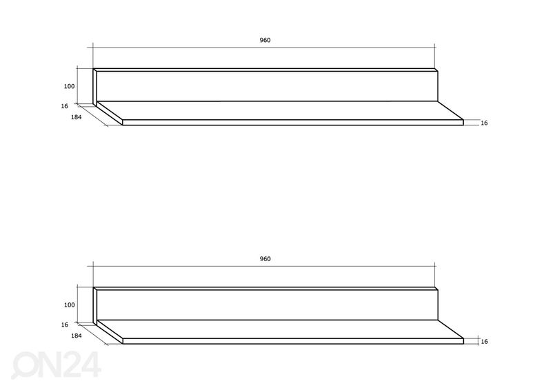 Sektsioon Jameson 240 cm suurendatud