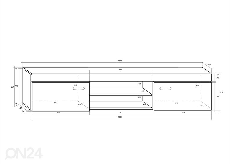 Sektsioon Keana 290 cm suurendatud