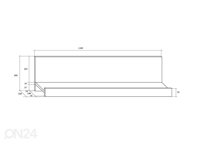 Sektsioon Keana 290 cm suurendatud