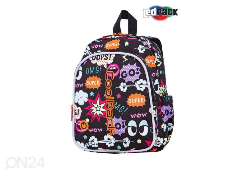 Seljakott CoolPack Bobby Lastele LED Comics 8L suurendatud