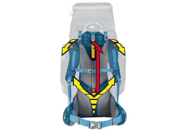 Seljakott reisimiseks FERRINO Transalp 60 suurendatud