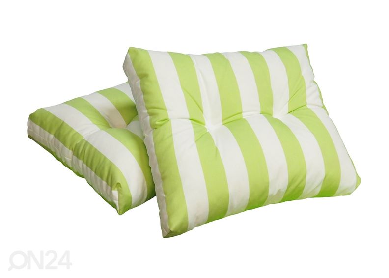 Seljatoepadjad euroalusele 55x61 cm, 2 tk suurendatud