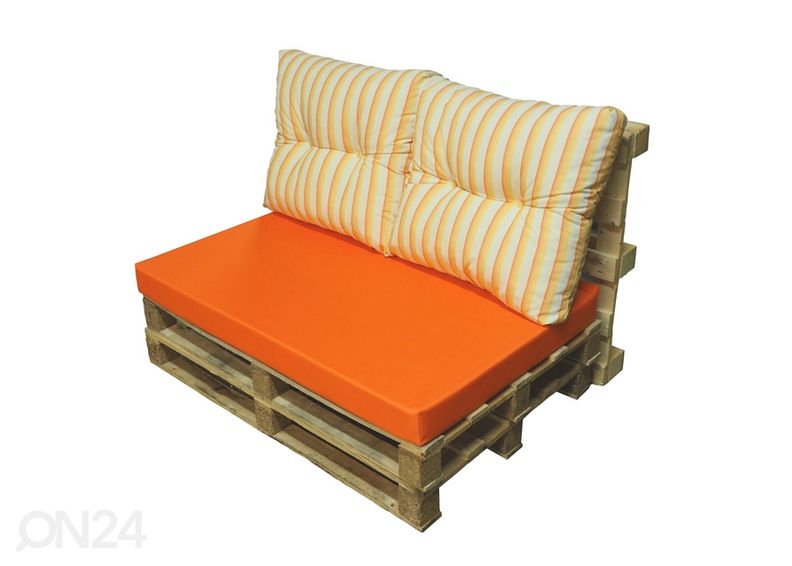 Seljatoepadjad euroalusele 55x61 cm, 2 tk suurendatud