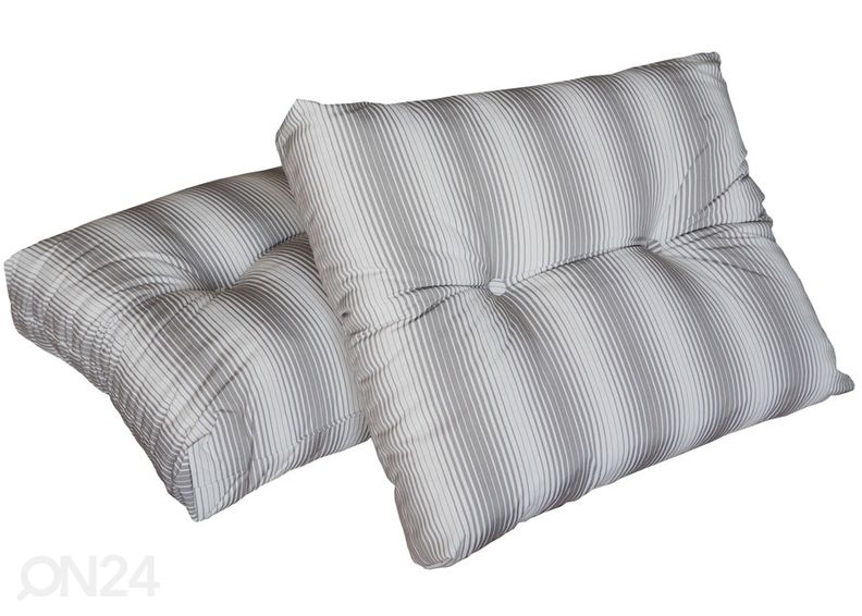 Seljatoepadjad euroalusele 55x61 cm, 2 tk suurendatud