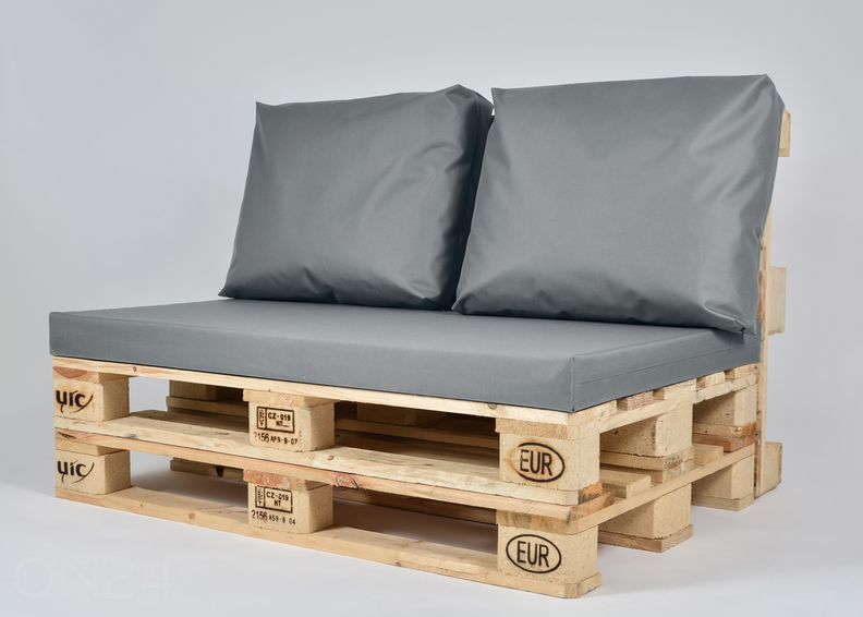 Seljatoepadjad euroalusele Active 60x50 cm, 2 tk suurendatud