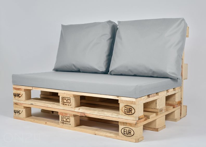 Seljatoepadjad euroalusele Active 60x50 cm, 2 tk suurendatud