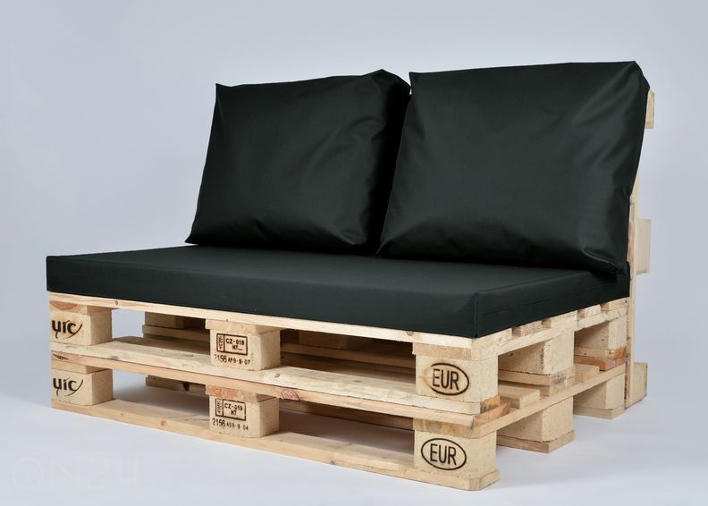 Seljatoepadjad euroalusele Active 60x50 cm, 2 tk suurendatud