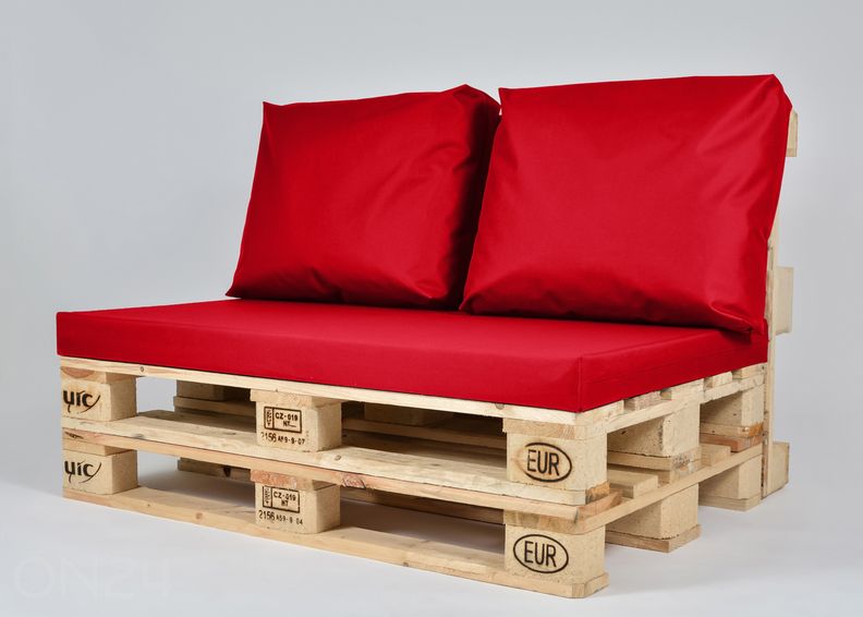 Seljatoepadjad euroalusele Active 60x50 cm, 2 tk suurendatud