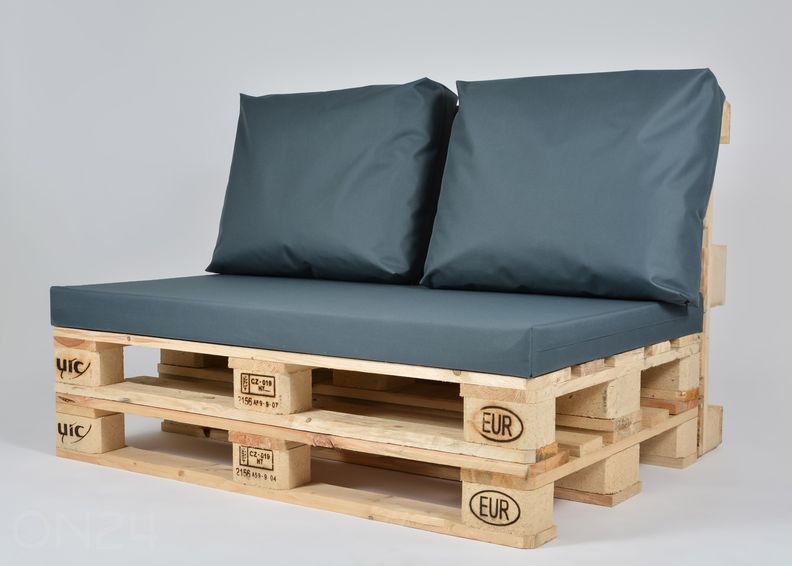 Seljatoepadjad euroalusele Active 60x50 cm, 2 tk suurendatud