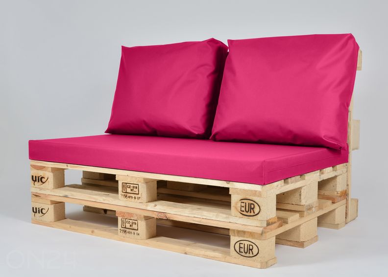 Seljatoepadjad euroalusele Active 60x50 cm, 2 tk suurendatud