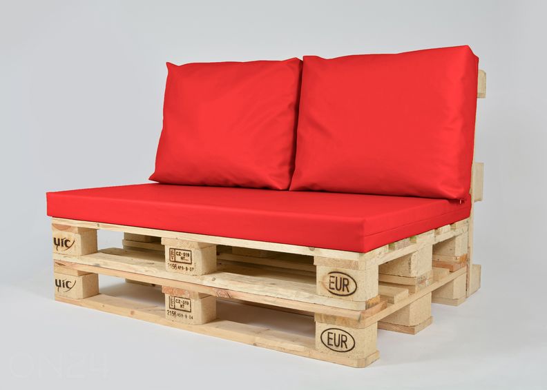 Seljatoepadjad euroalusele Original 60x50 cm, 2 tk suurendatud